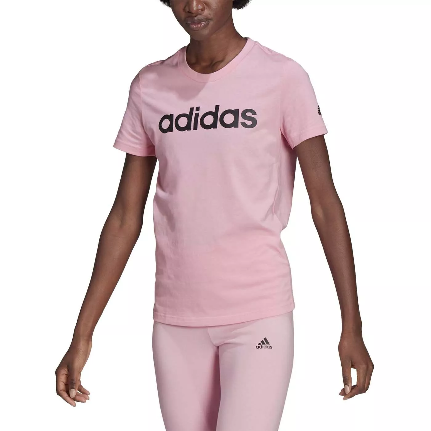 Adidas t shirt damen rosa 2025