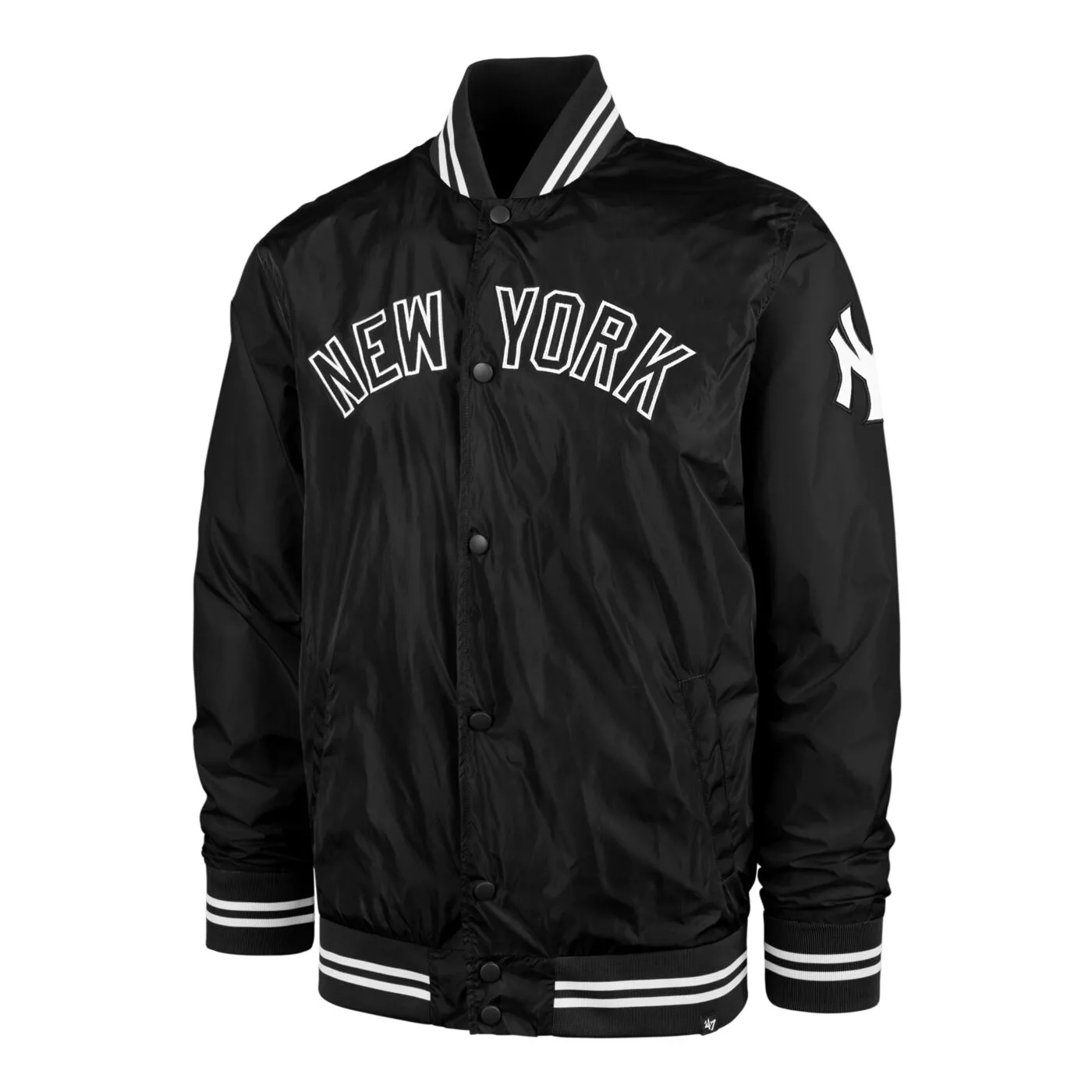 Herren Kapuzenpulli Sweatshirt 47 MLB NEW YORK YANKEES WORDMARK 47 DRIFT TRACK JACKET BB017PEMWTJ554368JK