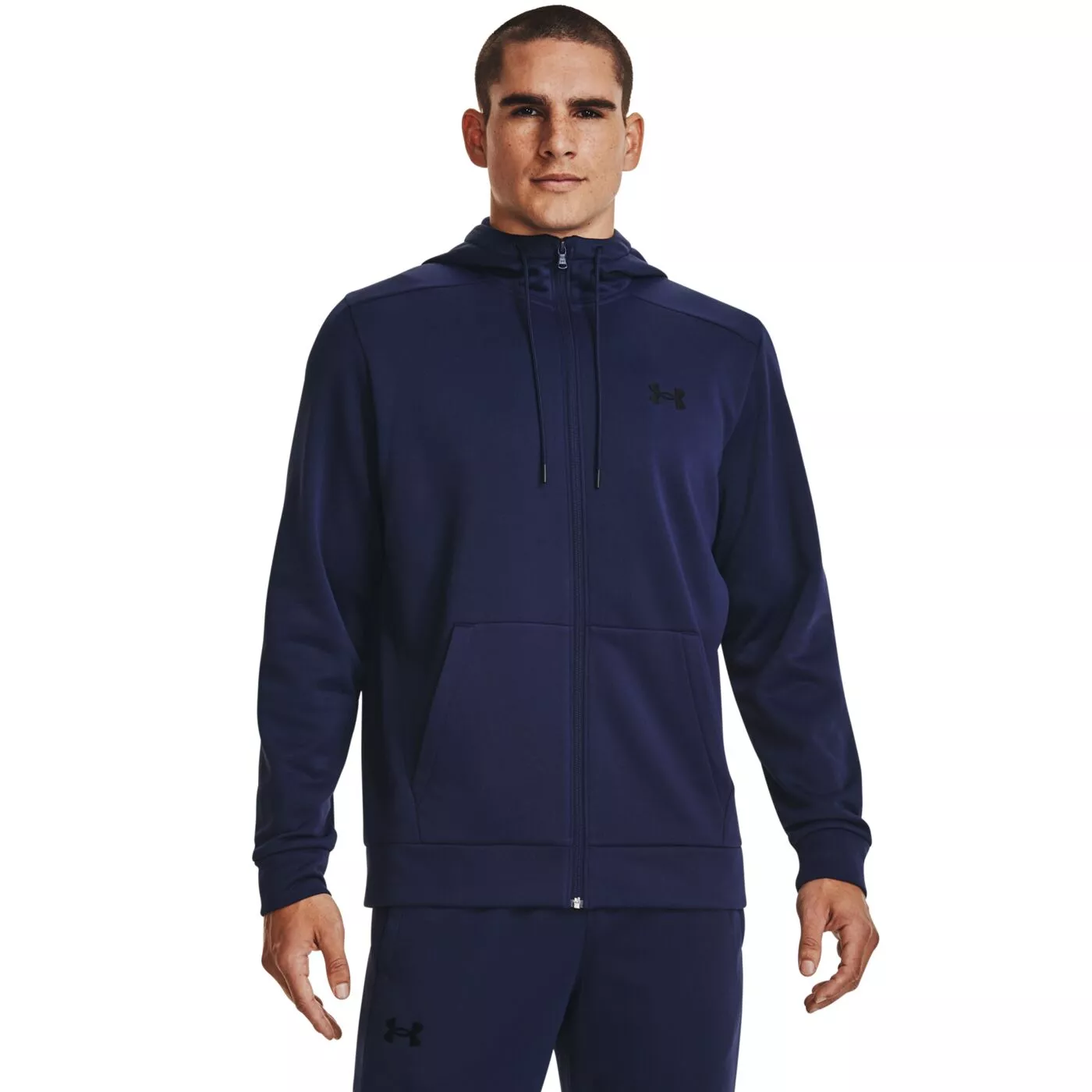 Herren Kapuzenpulli Sweatshirt UNDER ARMOUR UA ARMOUR FLEECE FZ HOODIE 1373357 410