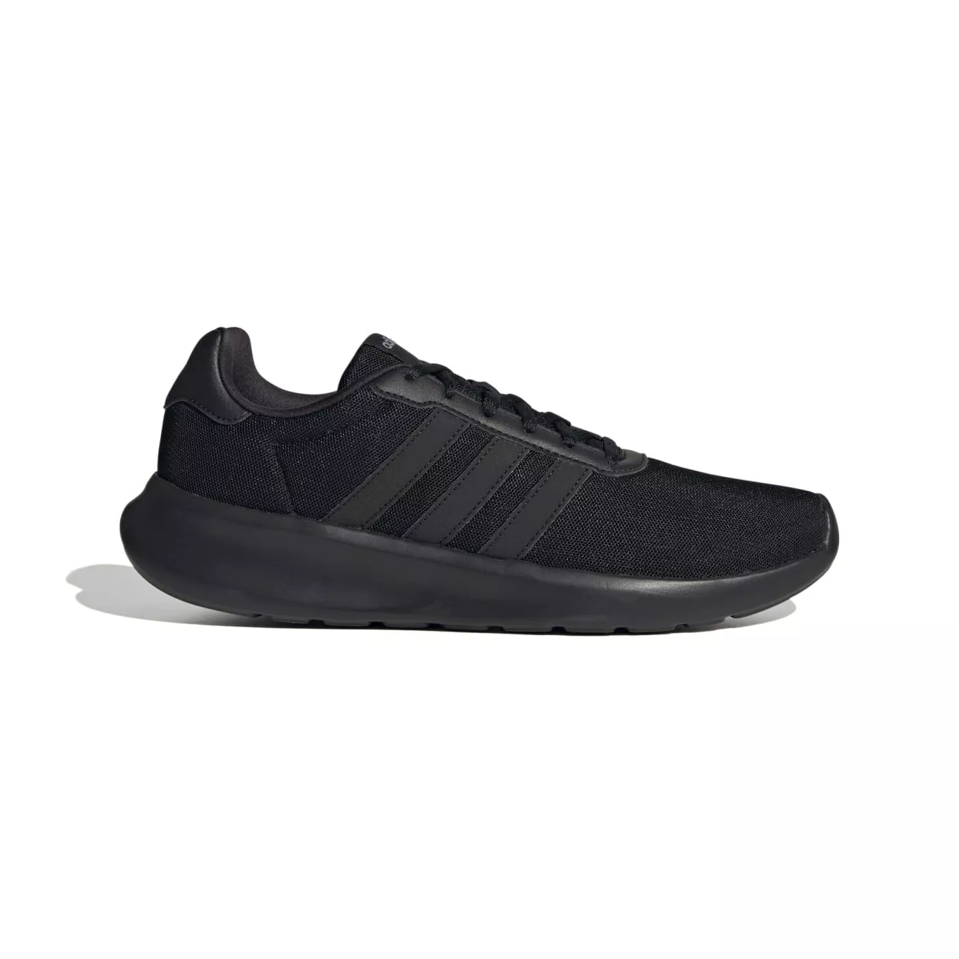 Adidas lite racer triple black discount