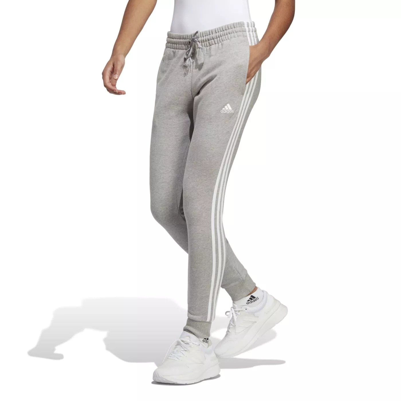 Adidas damen jogginghose grau deals