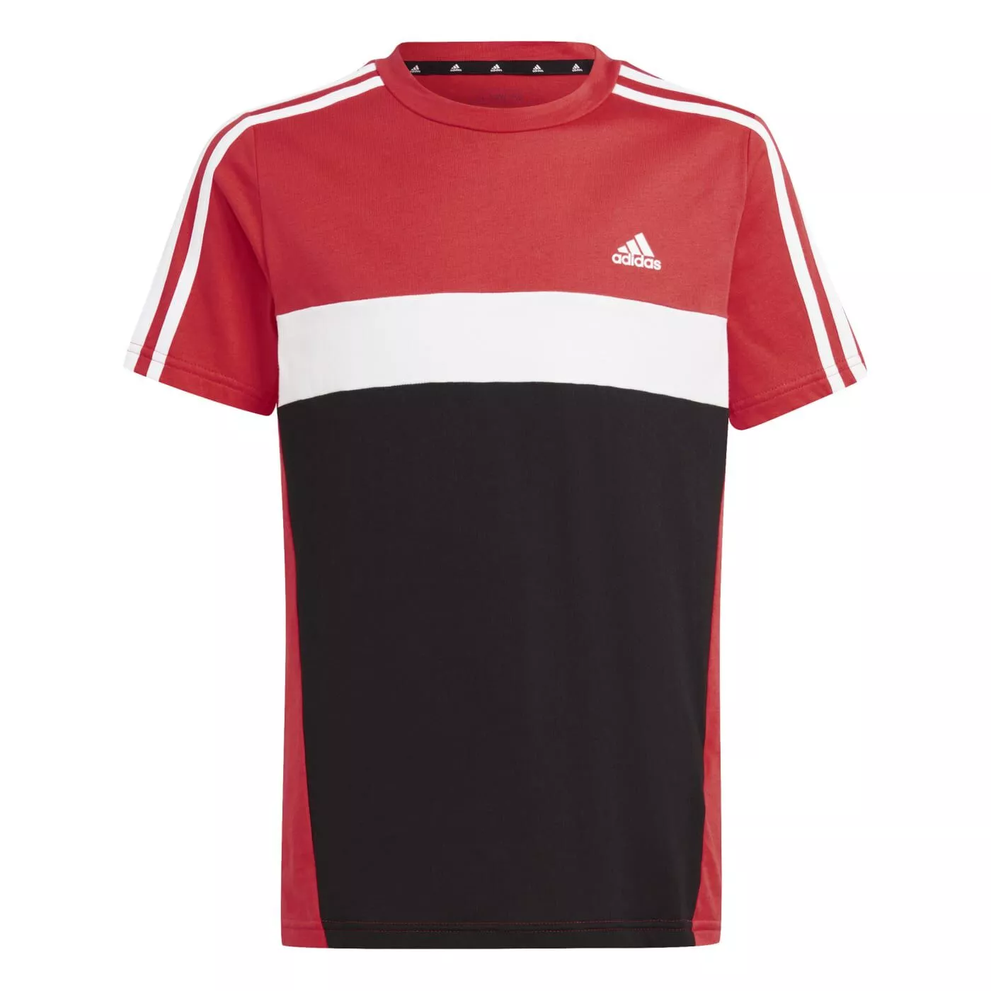 T shirt adidas blanc rouge hot sale