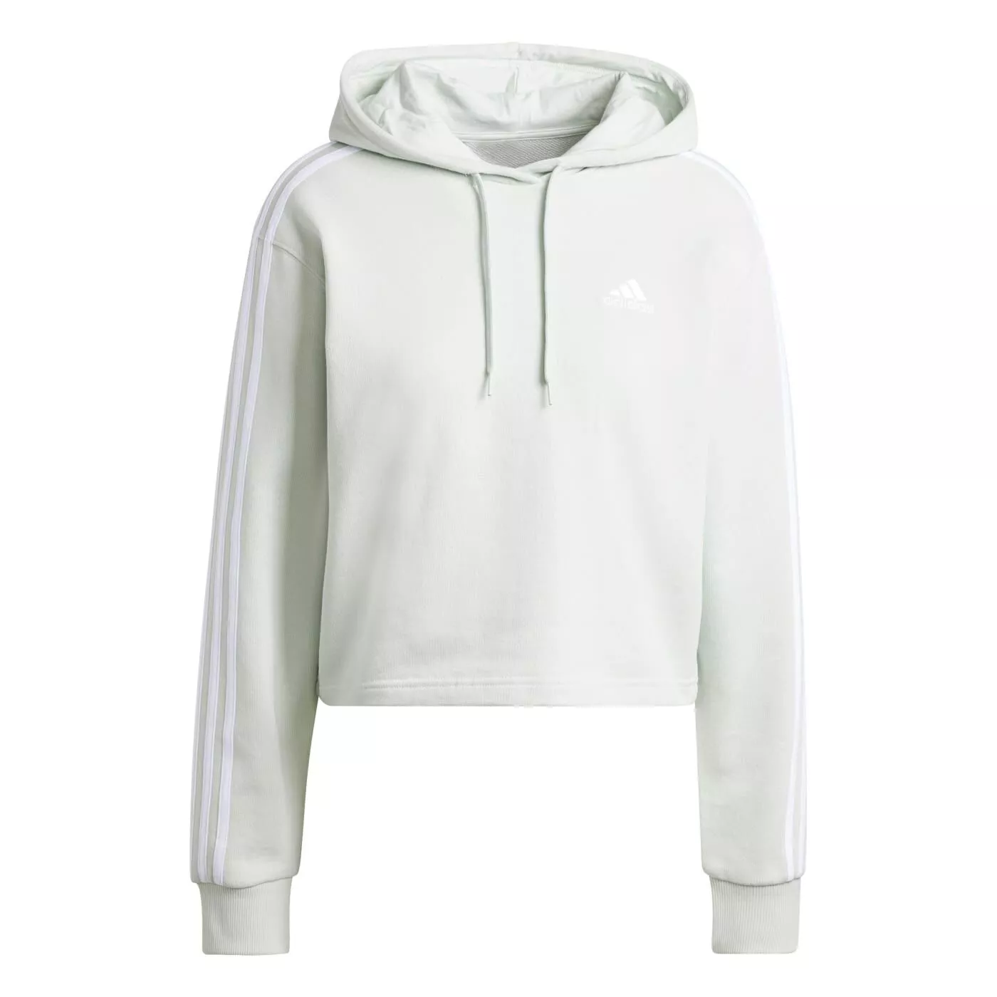 Damen Kapuzenpulli Sweatshirt ADIDAS W 3S FT CR HD IY4215