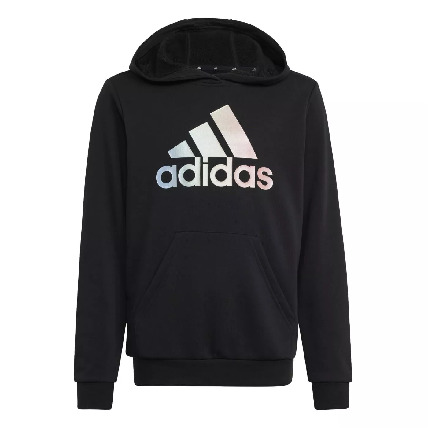 Black adidas logo hoodie cheap