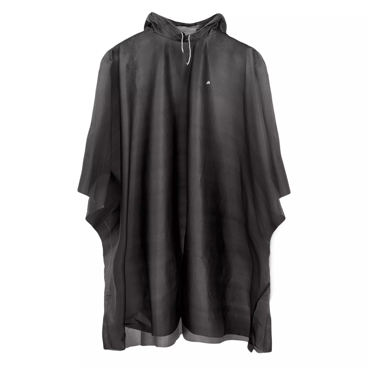 Black poncho raincoat on sale