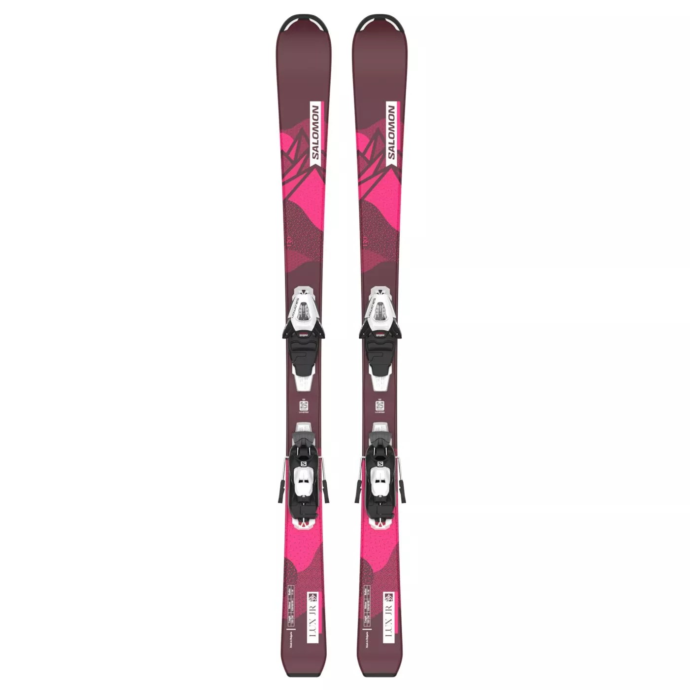 Kinder Skier SALOMON SKI SET L LUX JR S C5 GW J75 BORDE 100 889645997032