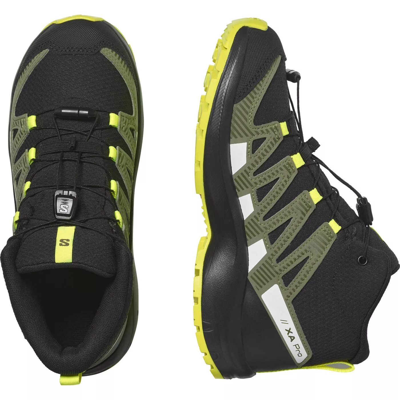 Kinder hochhackige Schuhe SALOMON XA PRO V8 MID CSWP J L47289400