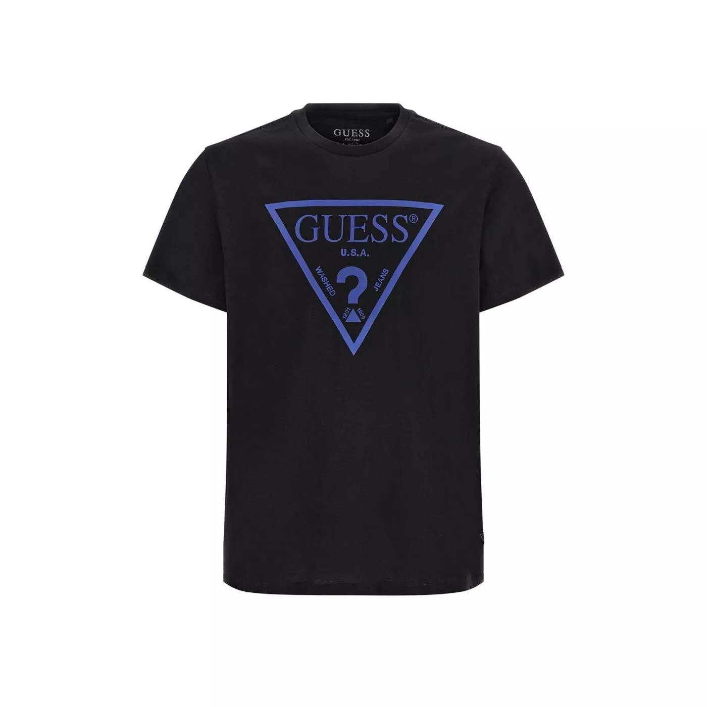 Herren T Shirt GUESS SS BSC REFLECTIVE LOGO TEE M3GI44K9RM1 JBLK