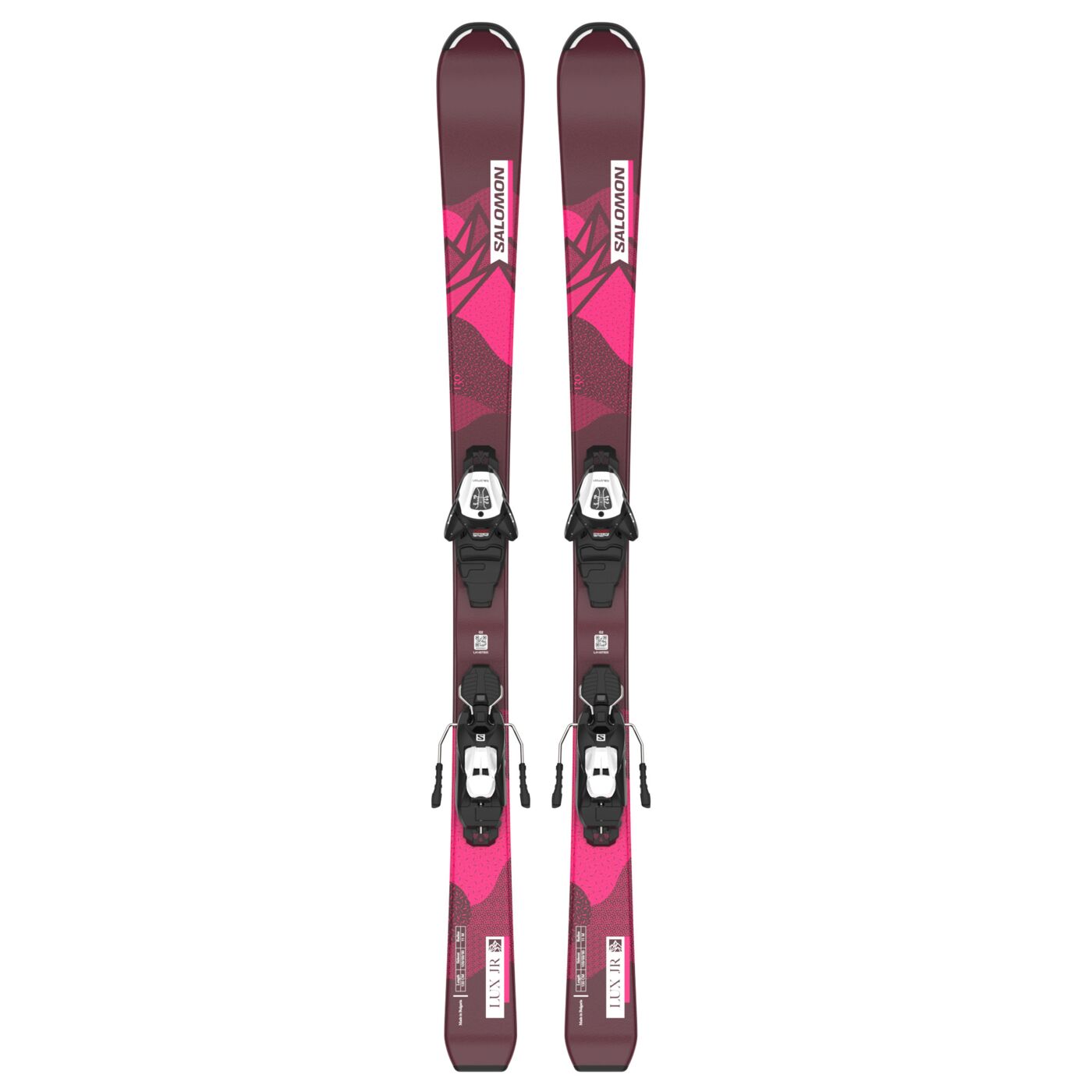 Kinder Skier SALOMON SKI SET L LUX JR M + L6 GW J2 80 BOR