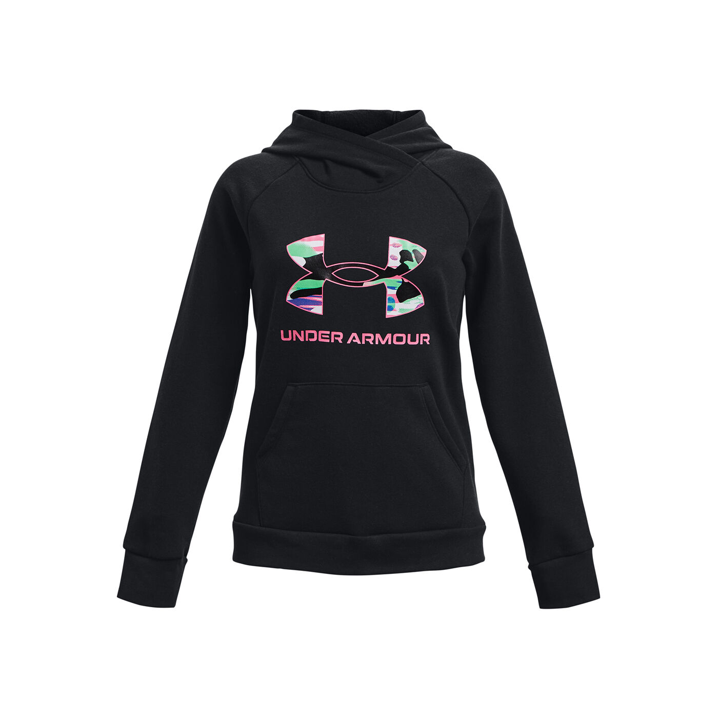 Black and pink under armour sweatshirt sales