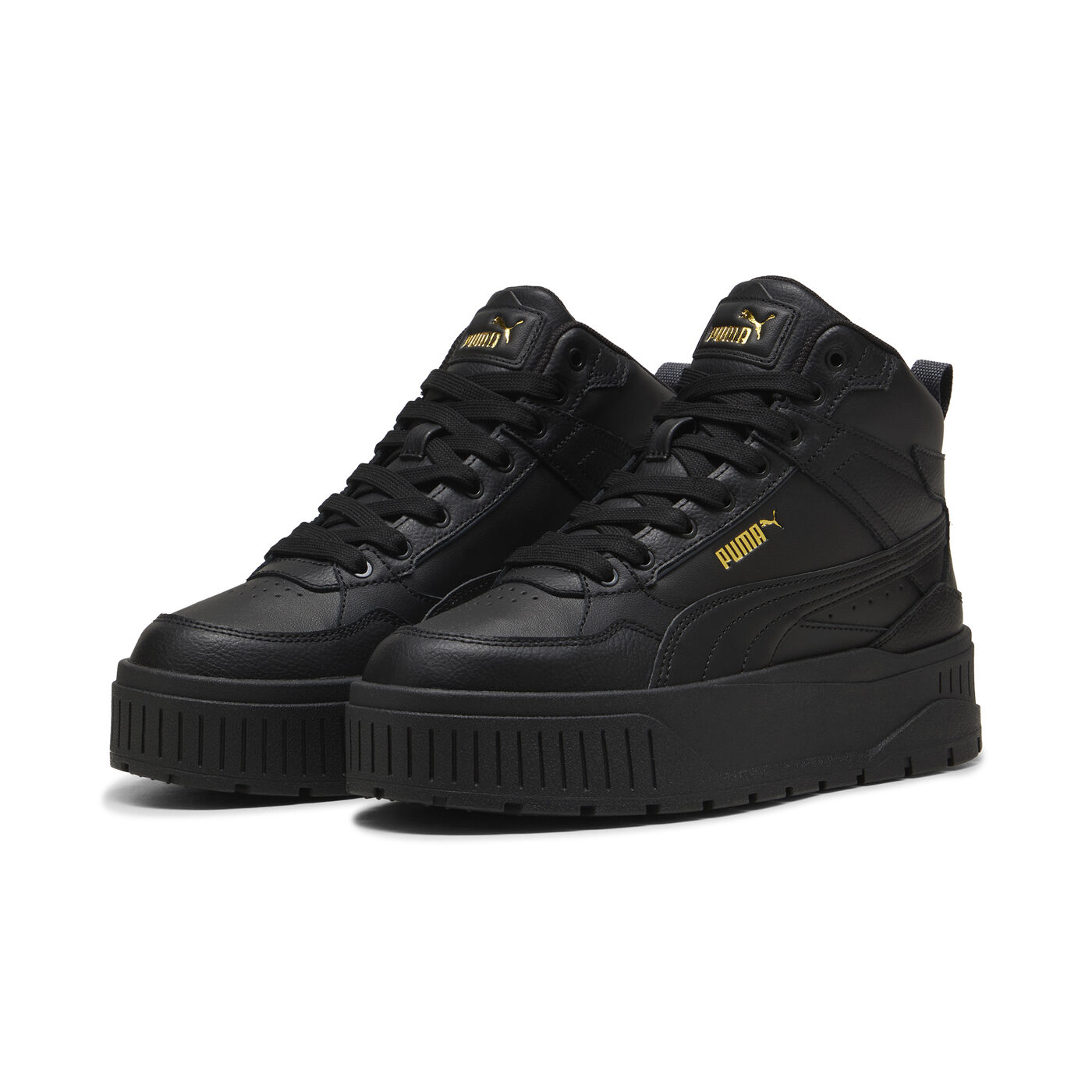 All black puma trainers shop